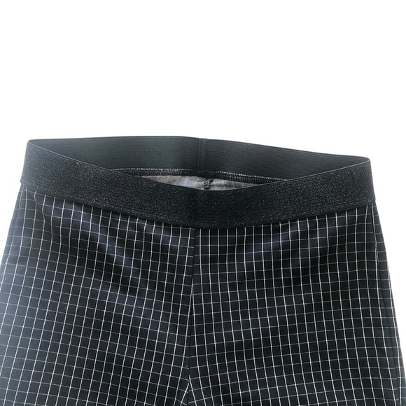 NWOT HUE Black & White Checked Stretch Crop Ankle Zip Legging Trouser Pant XS/S - Picture 11 of 15